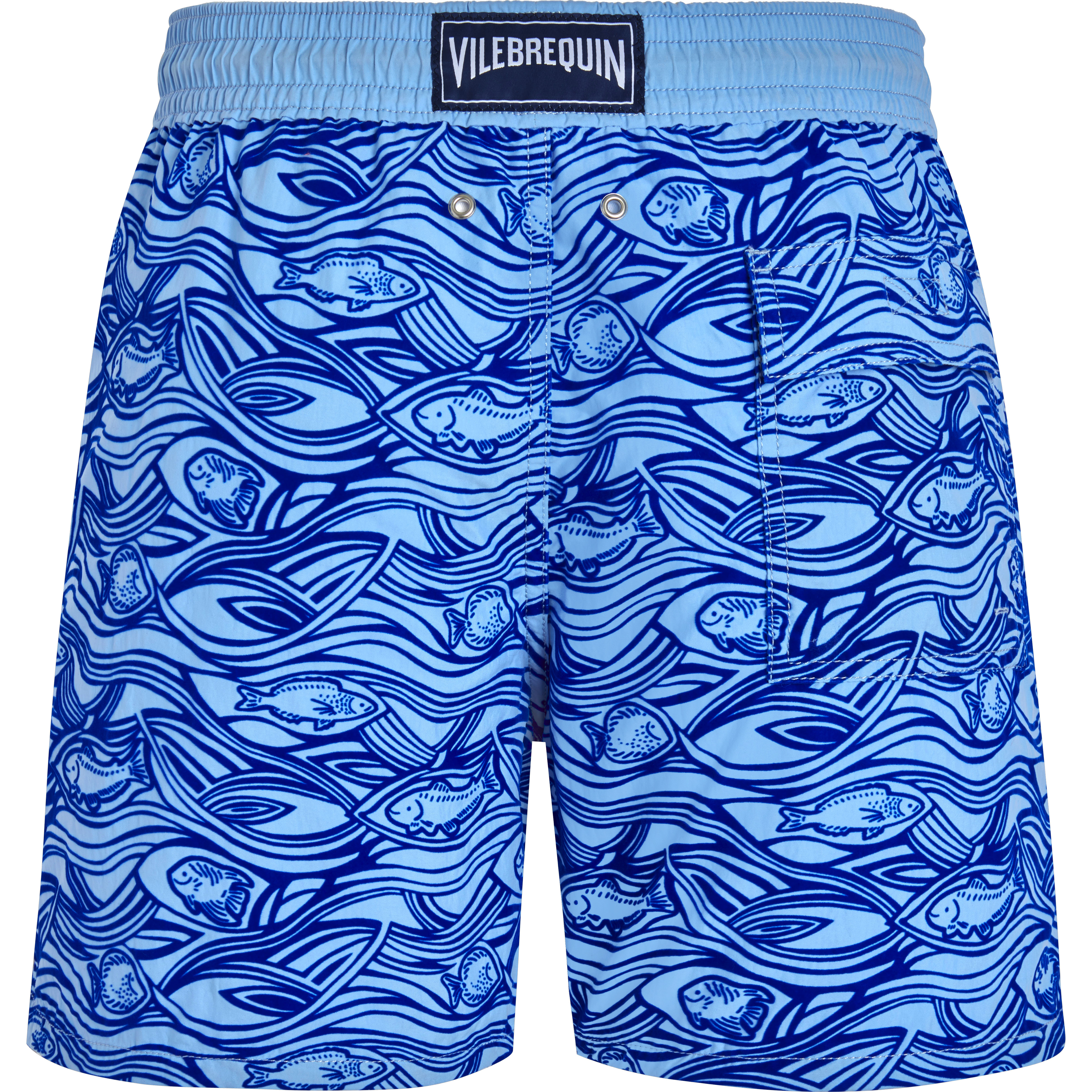 Men Swim Trunks Flocked Aquarium - 2