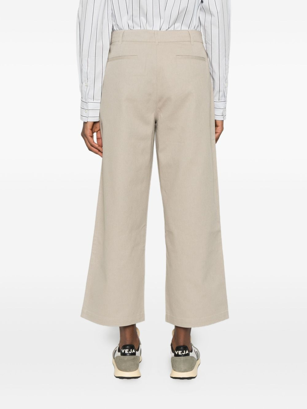 pleated-front trousers - 4