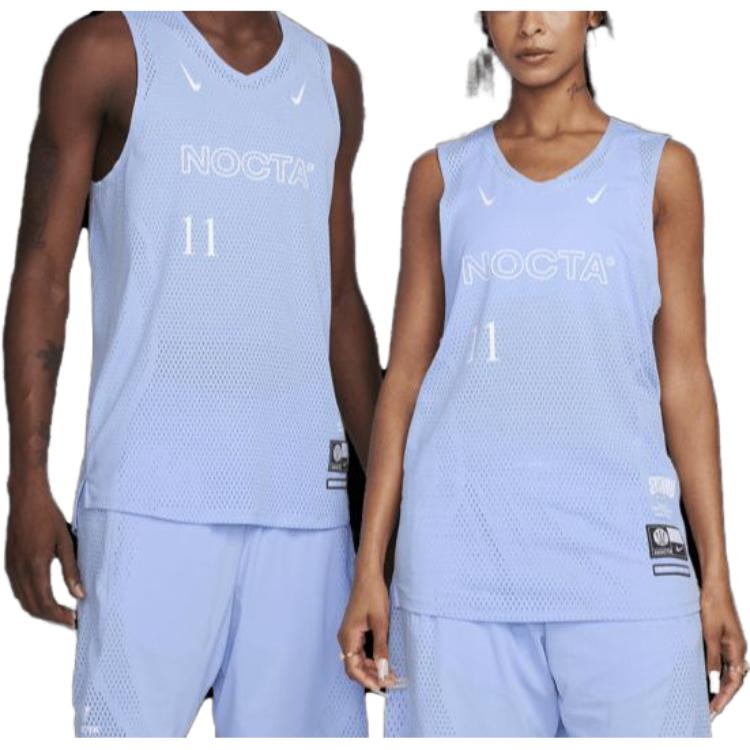 Nike x NOCTA FW23 Dri-FIT Jersey 'Cobalt Bliss White' DV3649-481 - 4