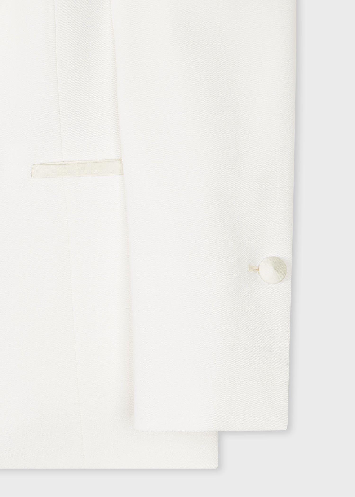 Women's Ivory Single-Button Evening Blazer - 4