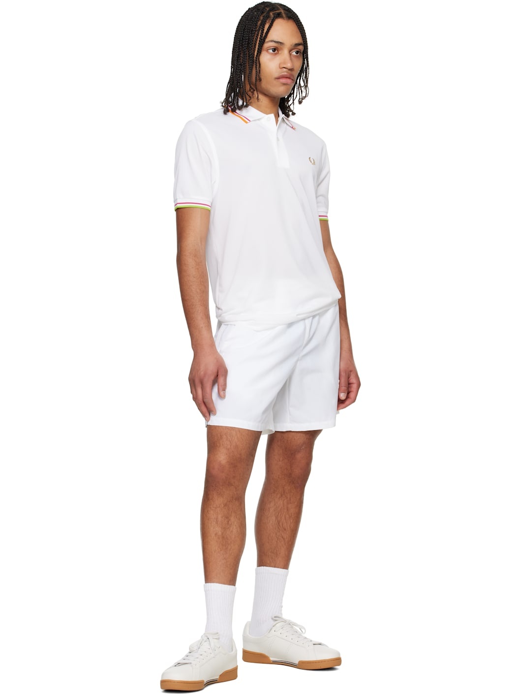 White On Court Shorts - 4