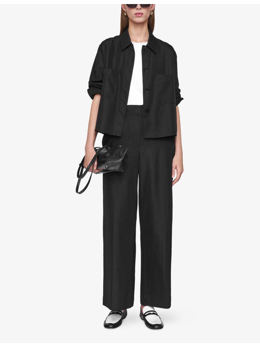 Satie Patch-Pocket Relaxed-Fit Cotton And Silk-Blend Shirt - 2