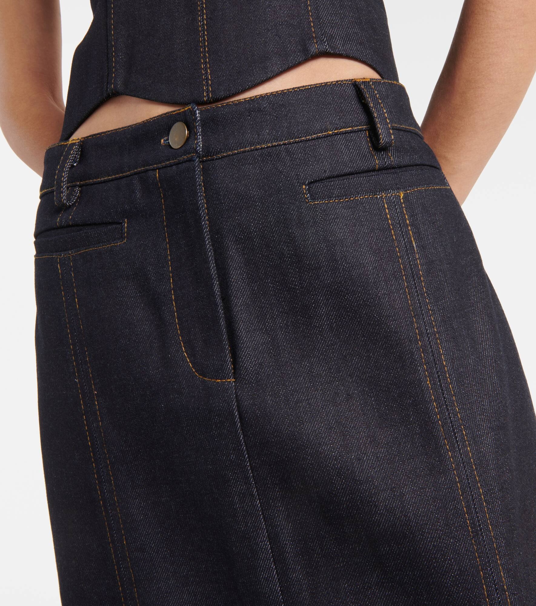 Alis denim maxi skirt - 4