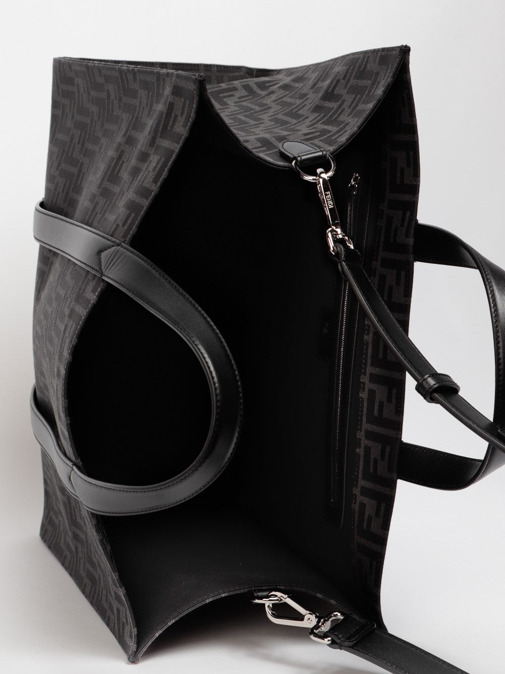 Fendi Men `Ff` Jacquard Shopper - 6