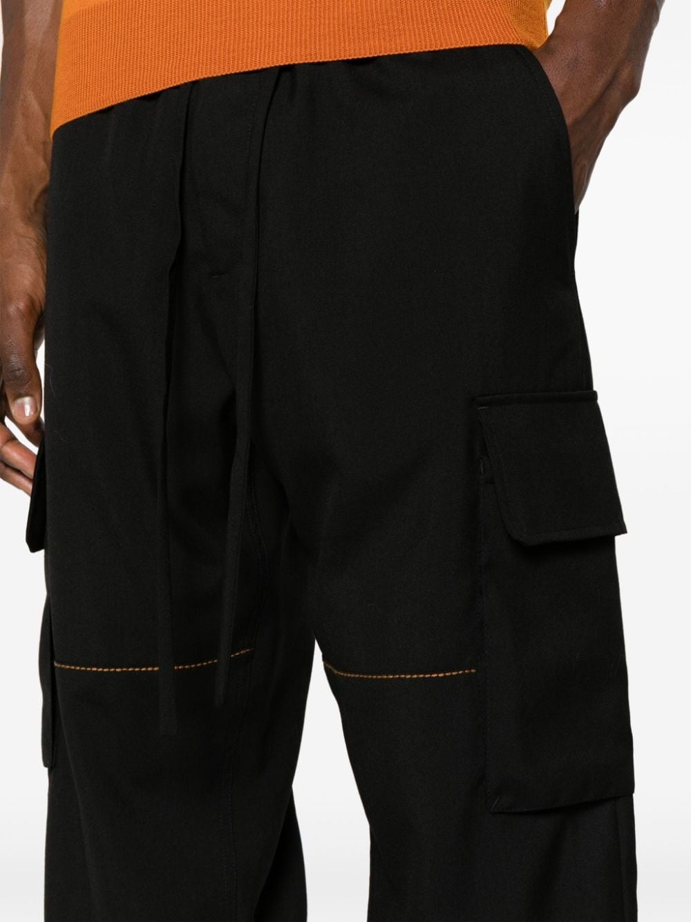straight-leg virgin-wool trousers - 5