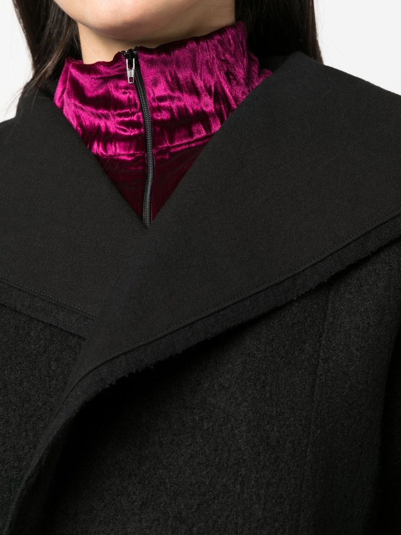 sailor-collar slit-detail jacket 5