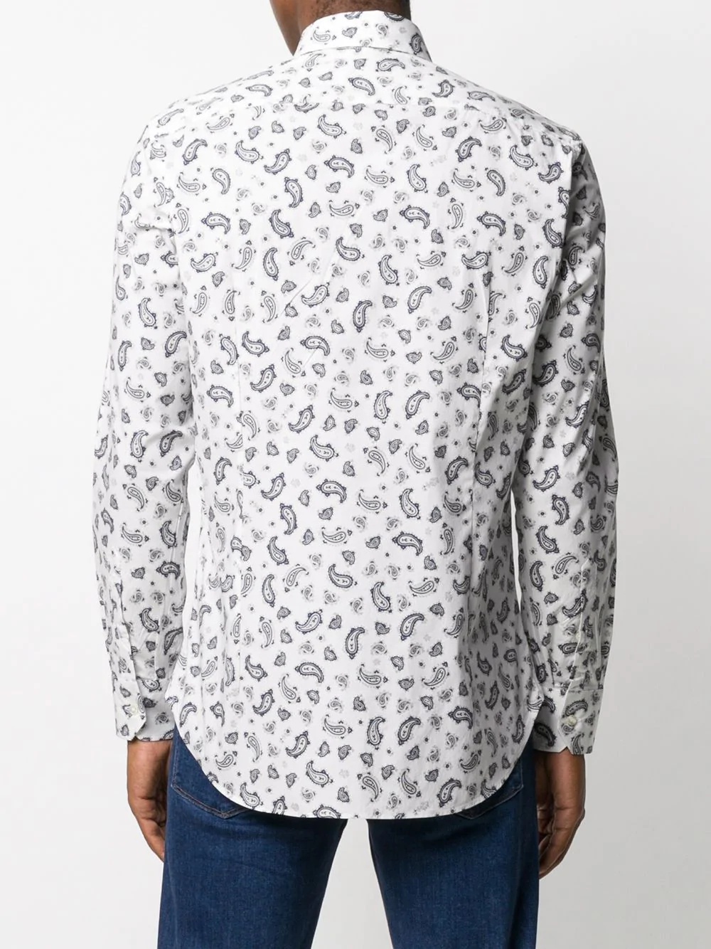 paisley print shirt - 4