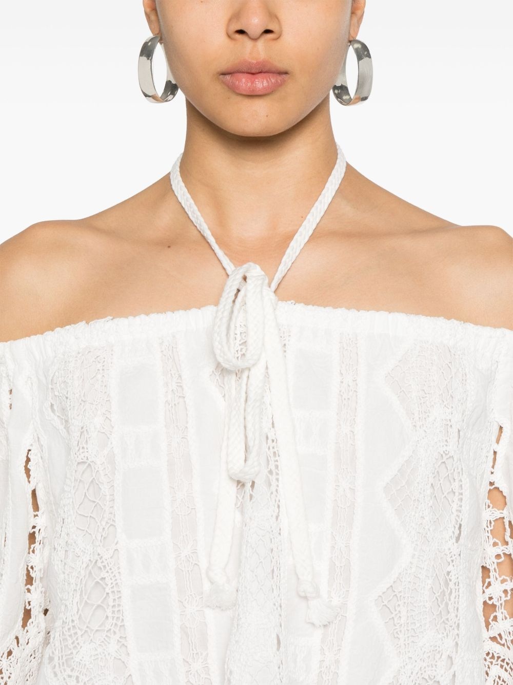 off-shoulder blouse - 5