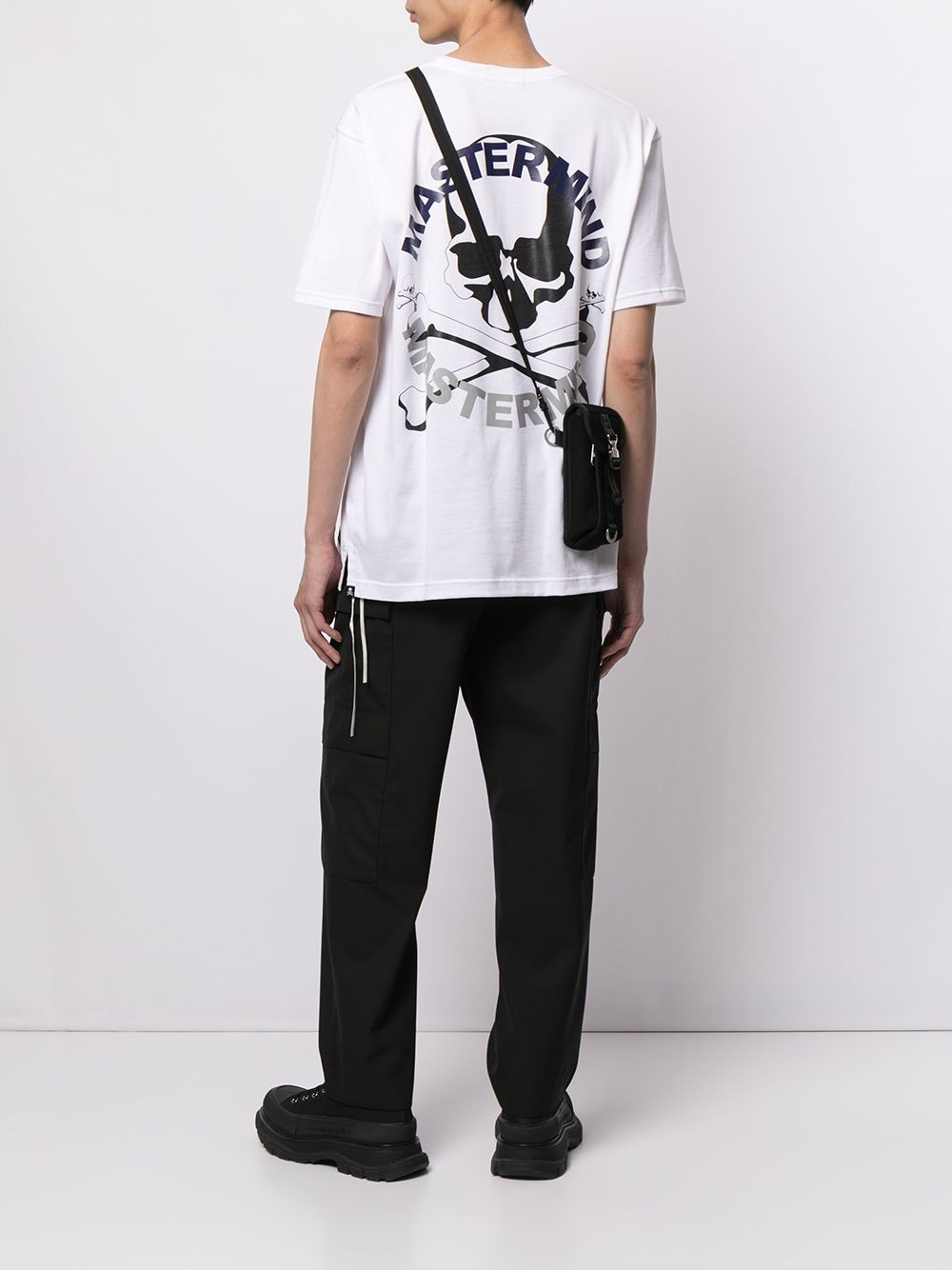 logo skull-print cotton T-shirt - 2