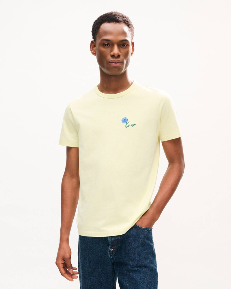 KENZO 'KENZO Tulip' embroidered slim T-shirt in cotton outlook