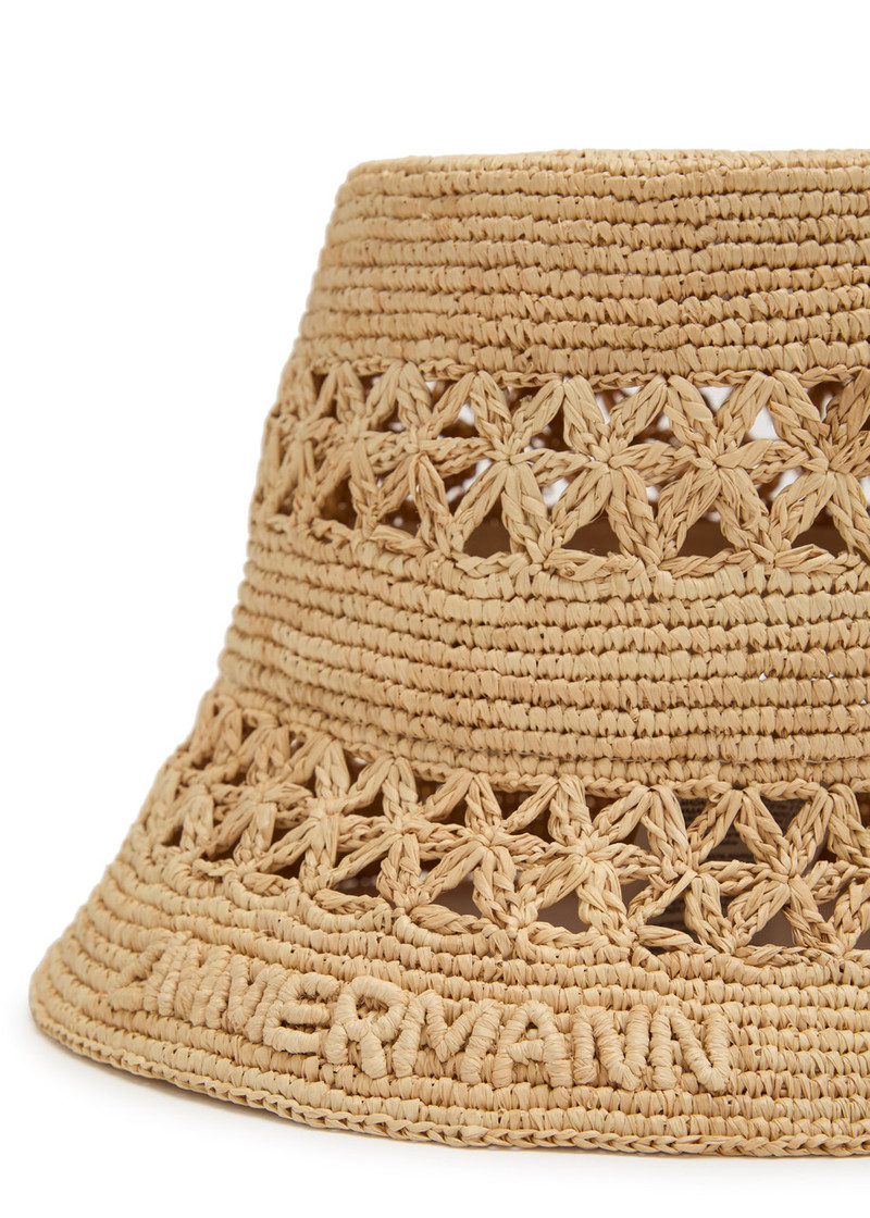 Zimmermann Raffia Bucket hat 3