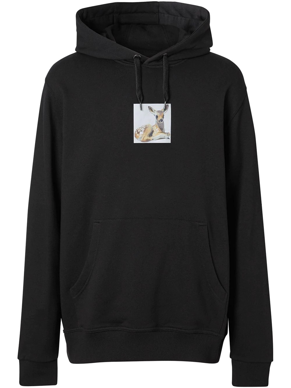 Deer print hoodie - 1