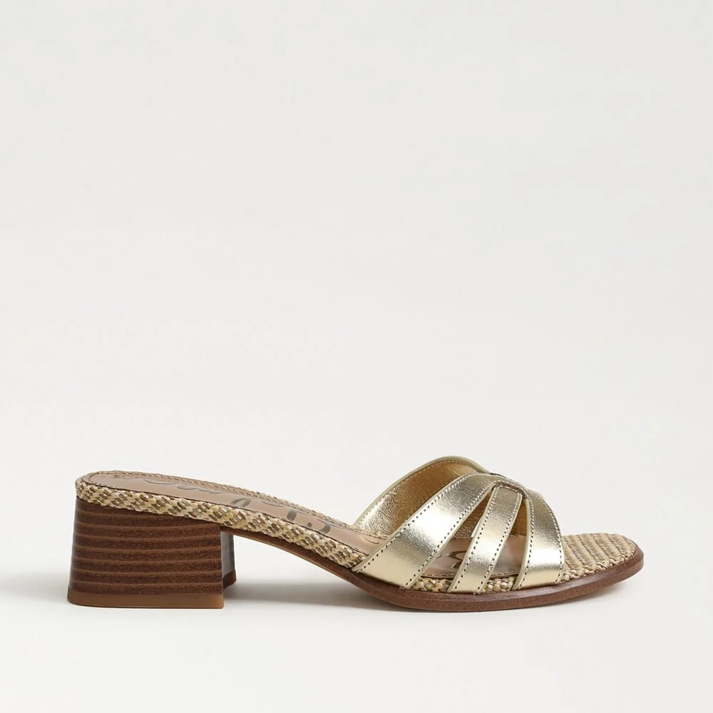 Farrin Block Heel Slide Sandal - 1