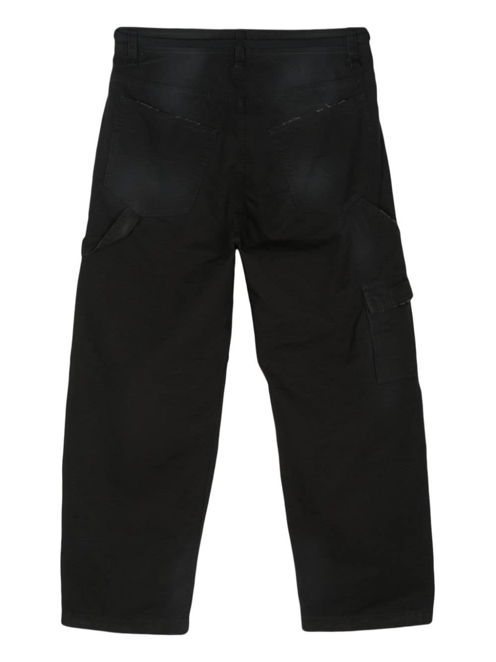 cotton cropped cargo trousers - 2