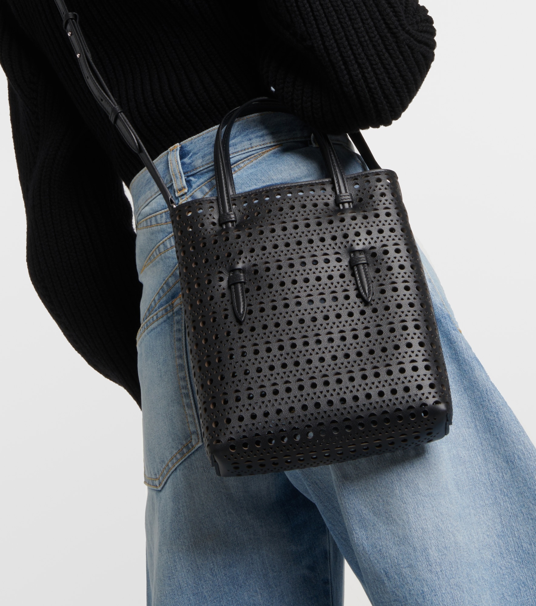 Mina Ns Vienne Wave leather tote bag - 2