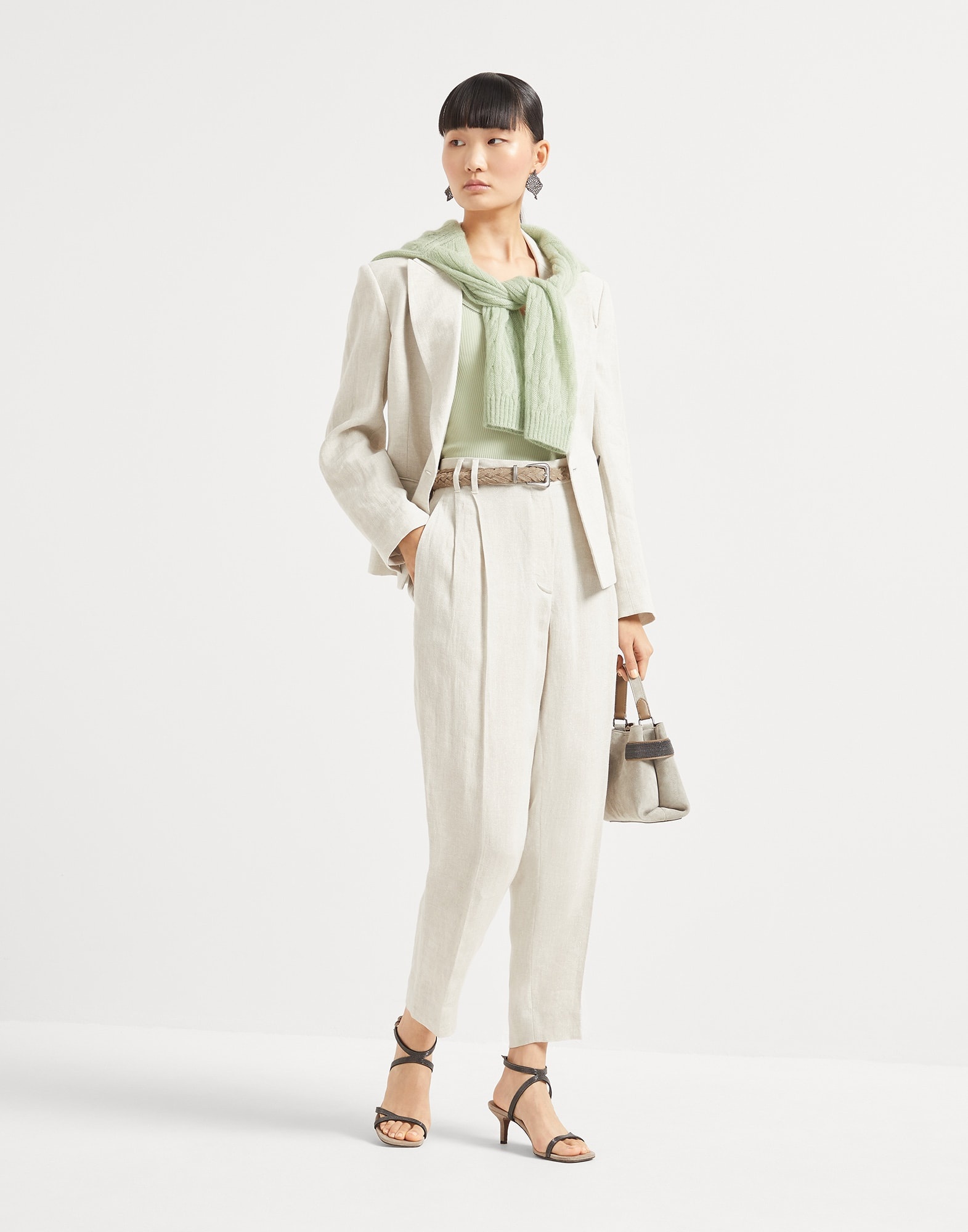 Mohair and wool cable knit sweater - 5