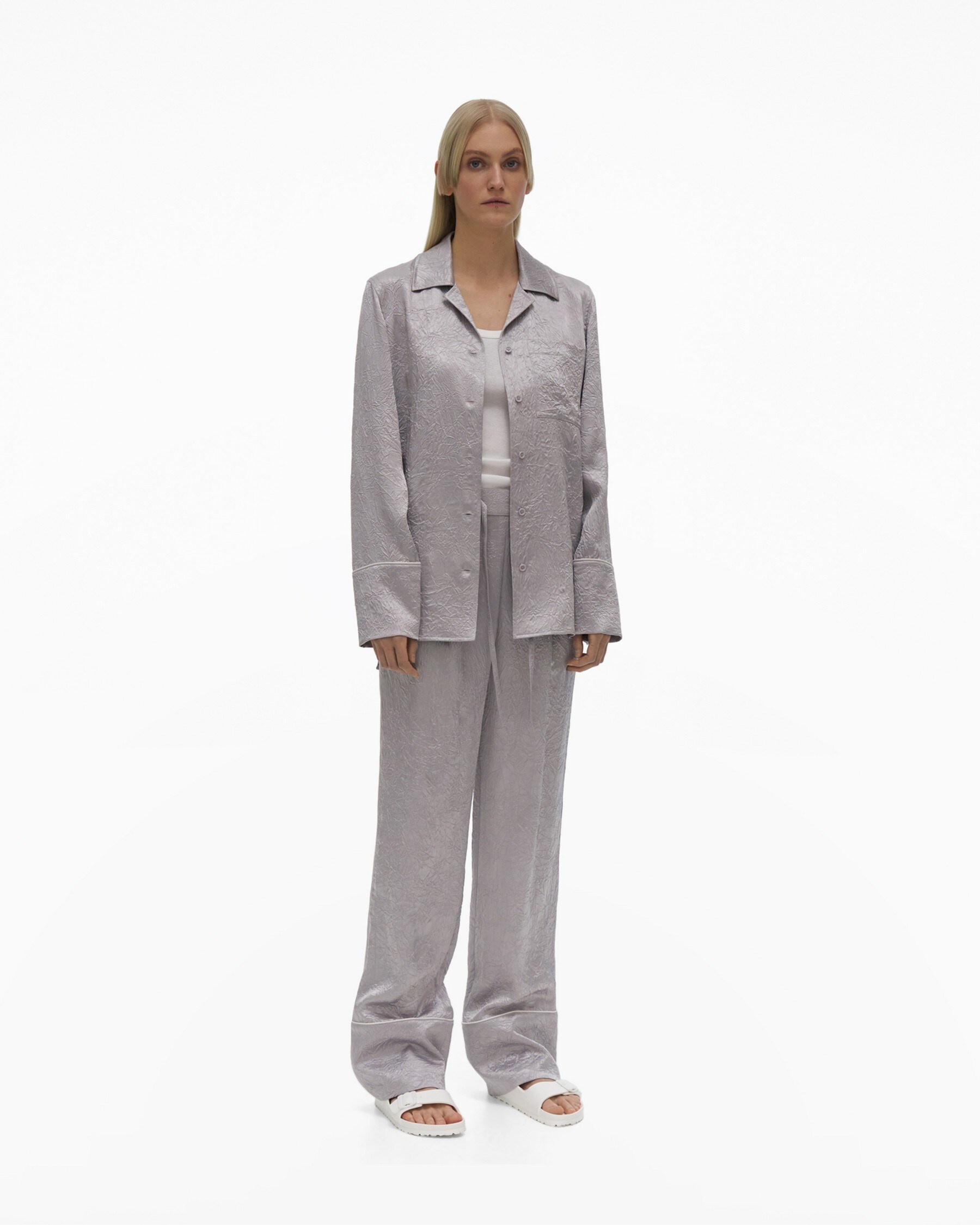 SATIN PJ SHIRT - 2