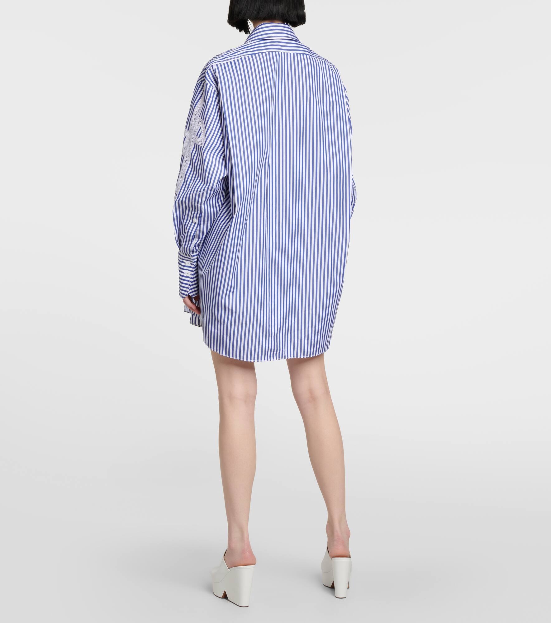 Striped cotton poplin shirt - 3