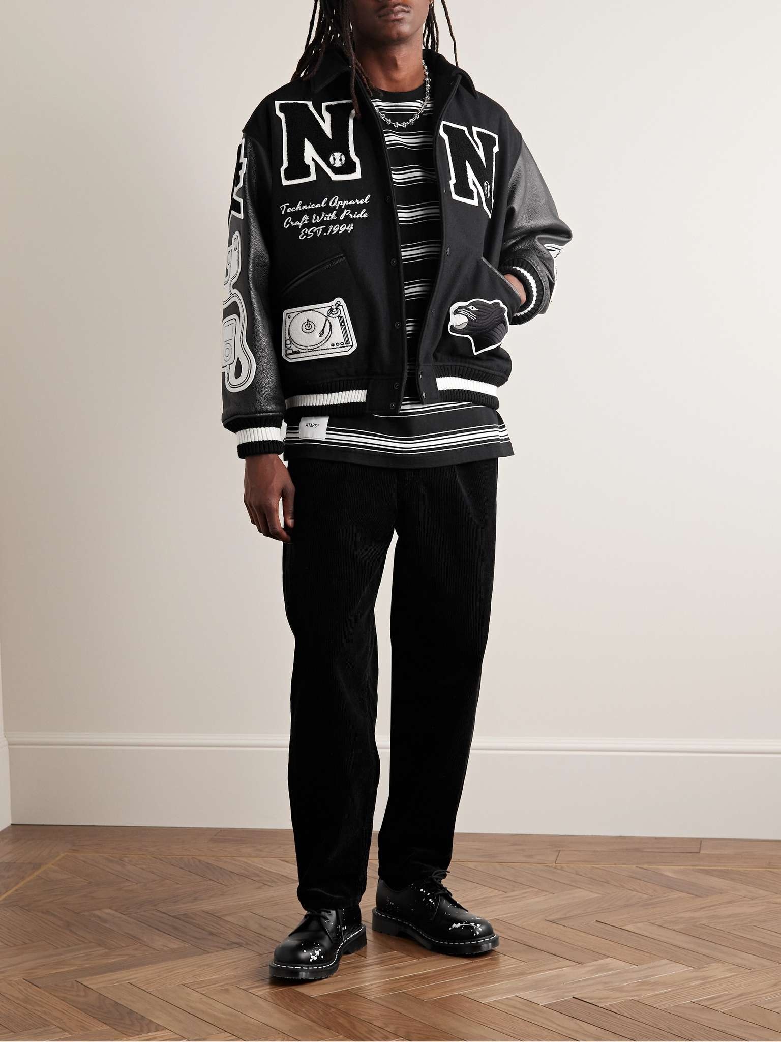 Men's New York Yankees Reversible Wool Varsity Jacket