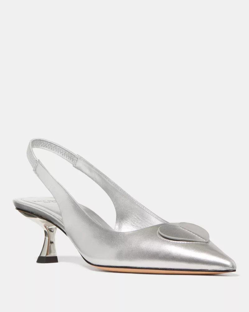 kate spade Lover Metallic Slingback Kitten Heel outlook
