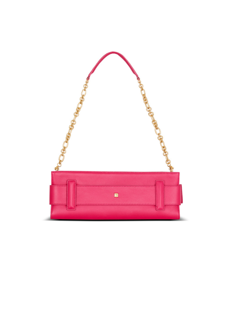 Anthem calfskin leather clutch 4