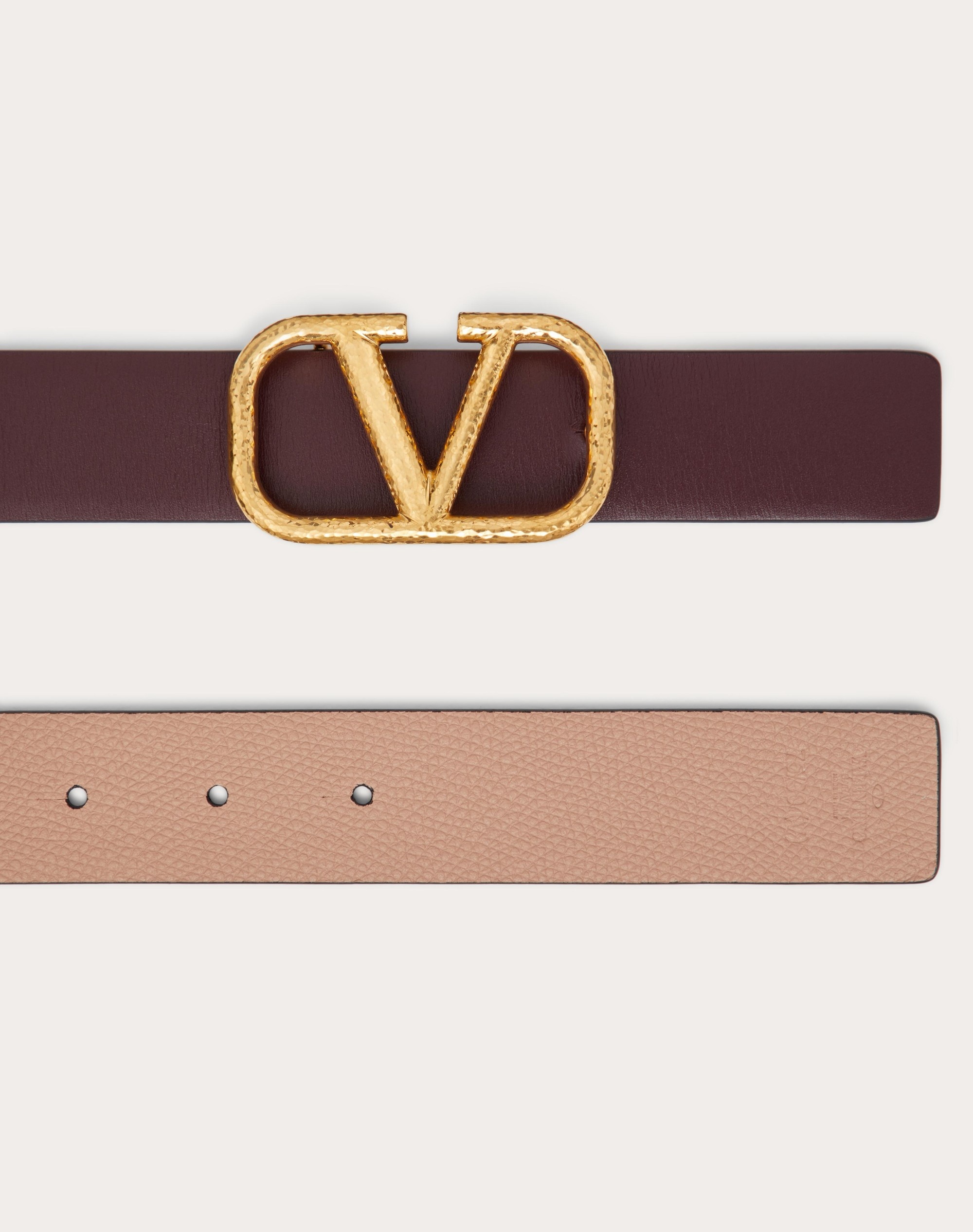 VLogo reversible leather belt