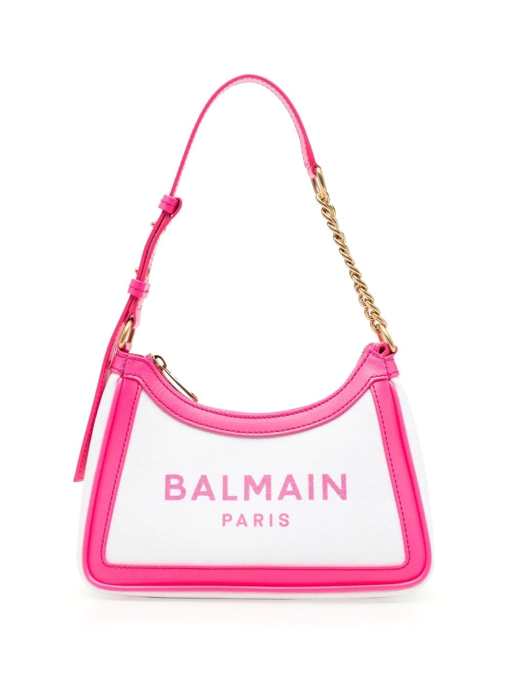 logo-print shoulder bag - 1