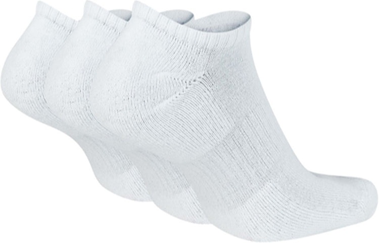 Nike Solid Color Logo Casual Sports Socks Couple Style 3 Pairs White SX7673-100 - 2