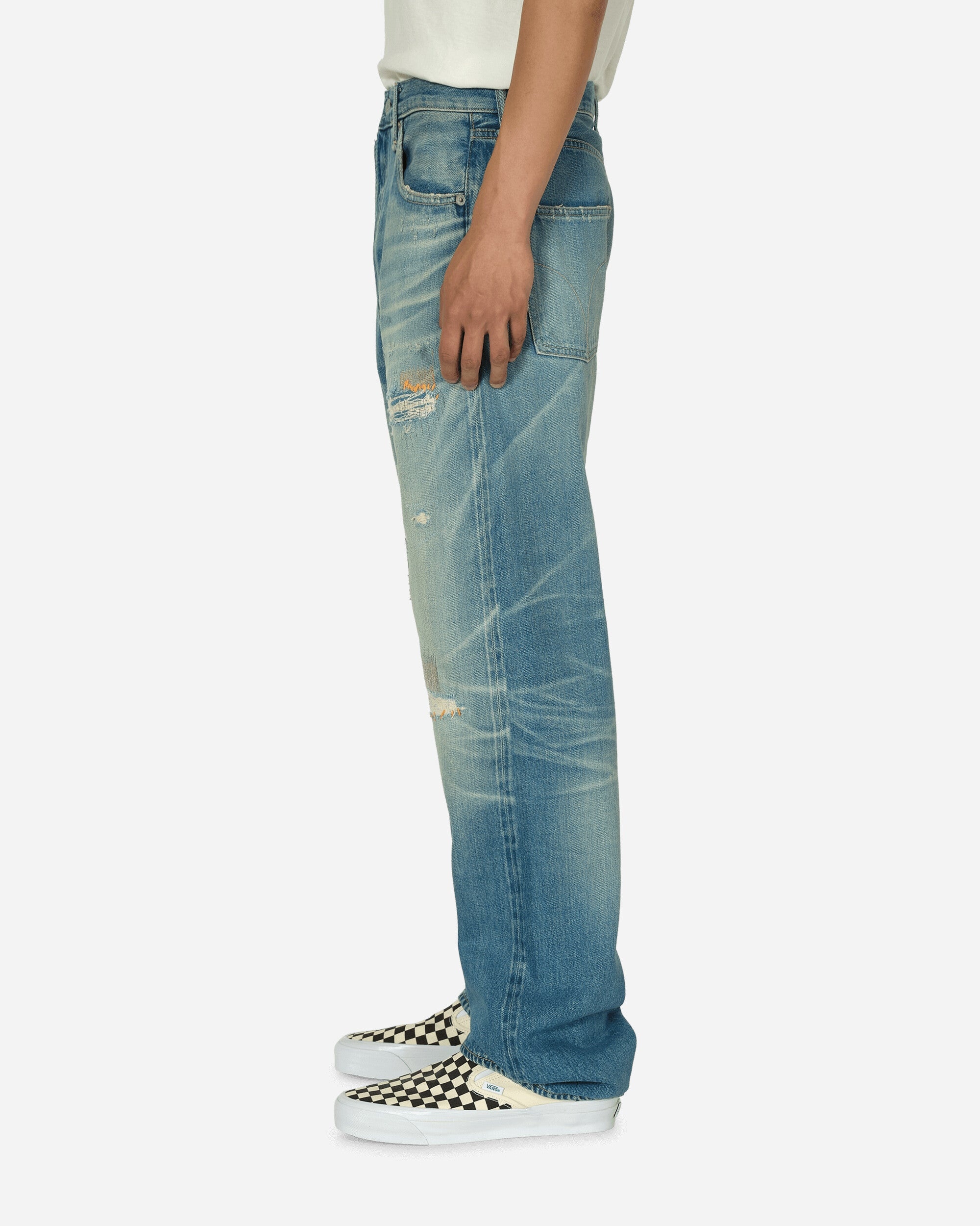 CSR Processed 60'S XX Straight Denim Pants Indigo - 2