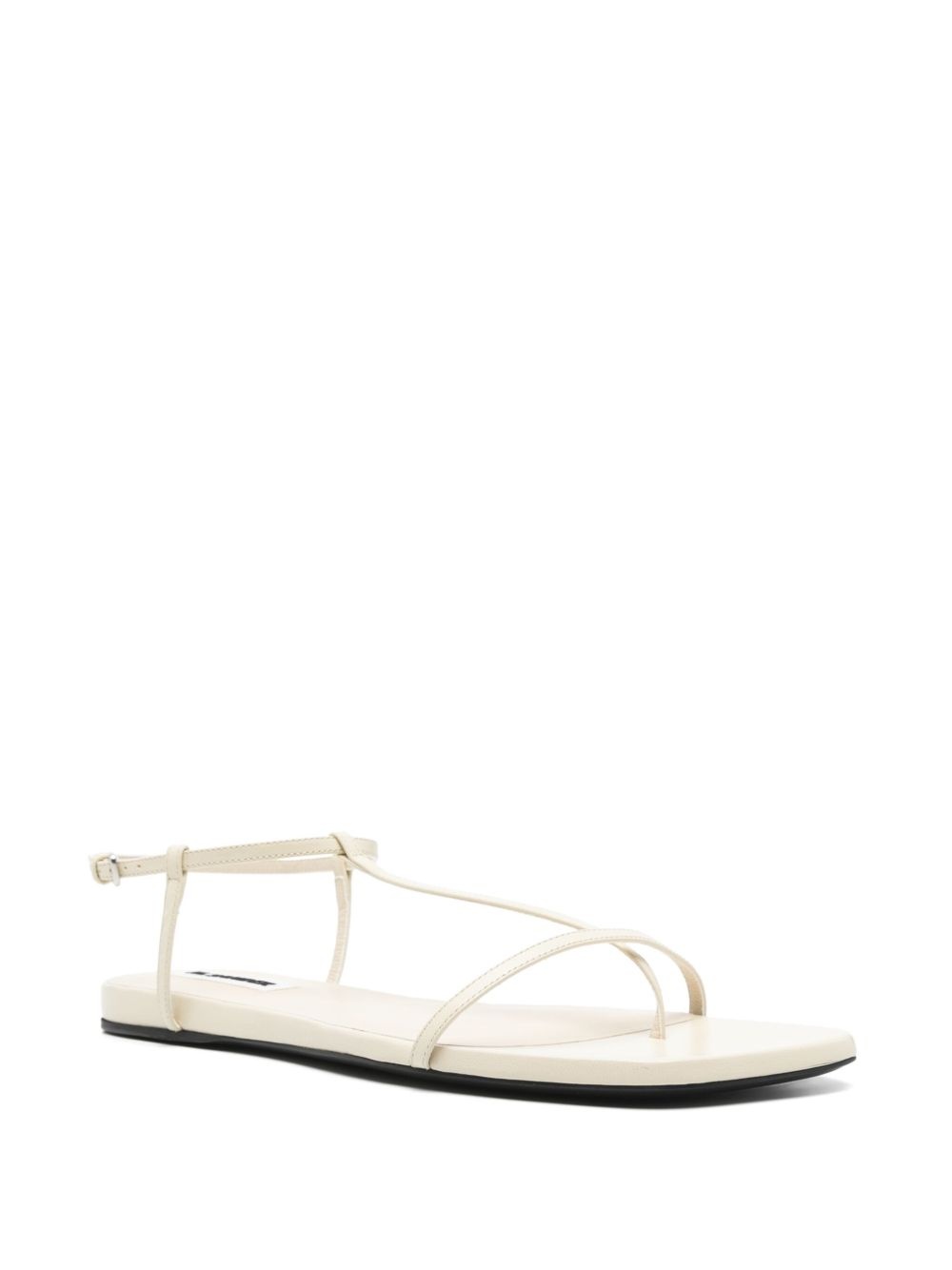 square-toe thong sandals - 2