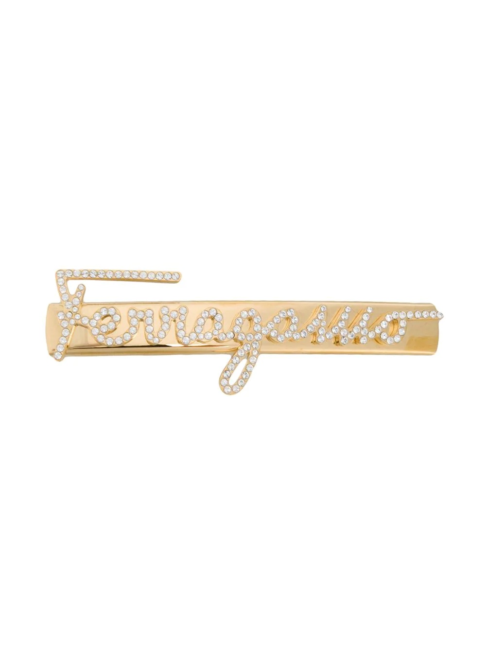 rhinestone-embellished hair clip - 1