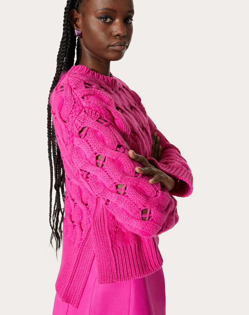 KNITTED MOHAIR WOOL SWEATER 5