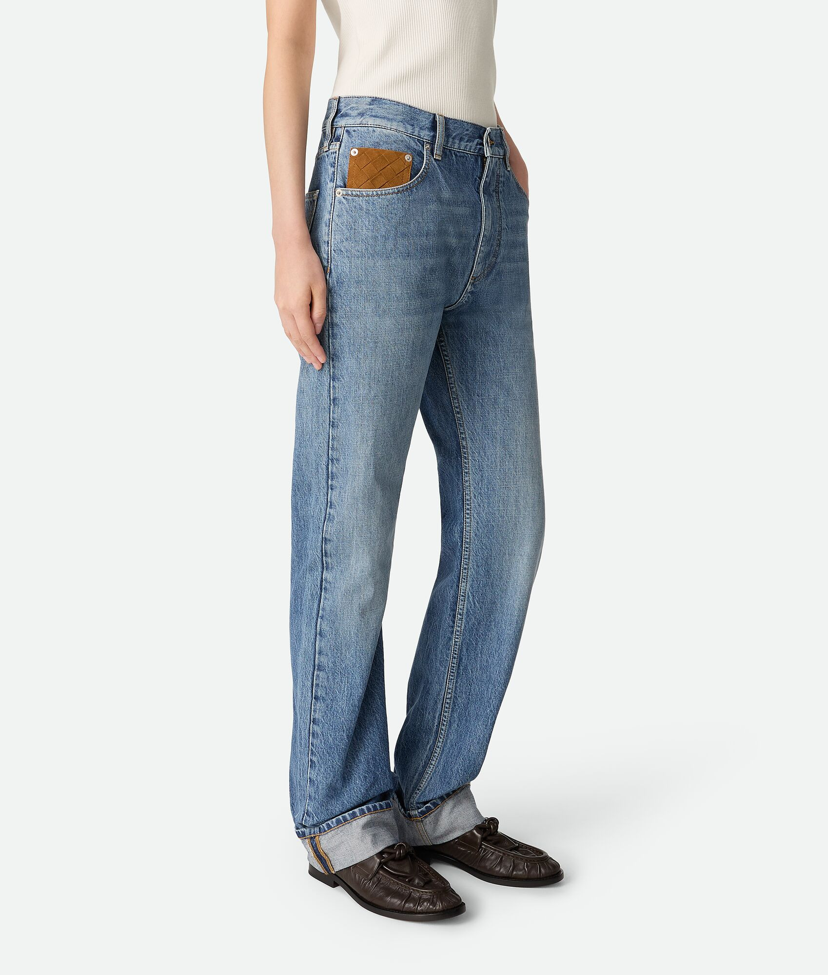 Vintage Indigo Straight Jeans - 2