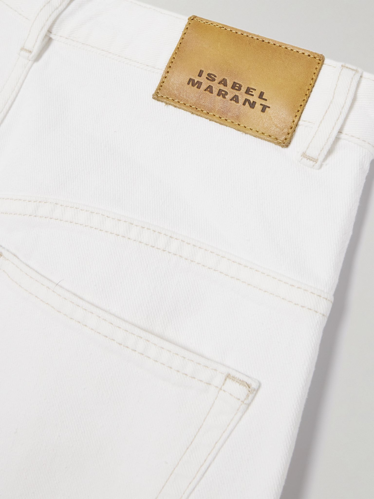 Lemony high-rise wide-leg jeans White - 6