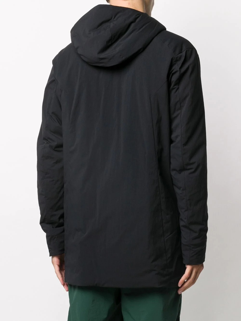 zipped parka coat - 4