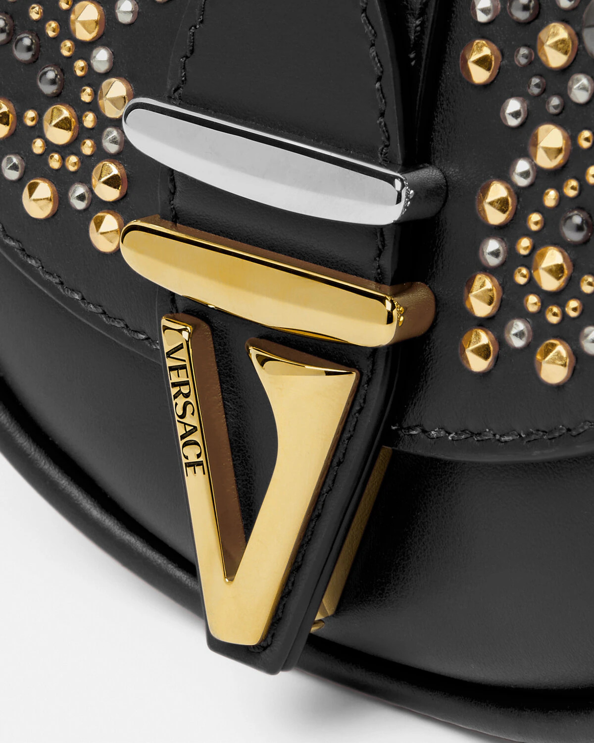 Studded Virtus Small Shoulder Bag - 7