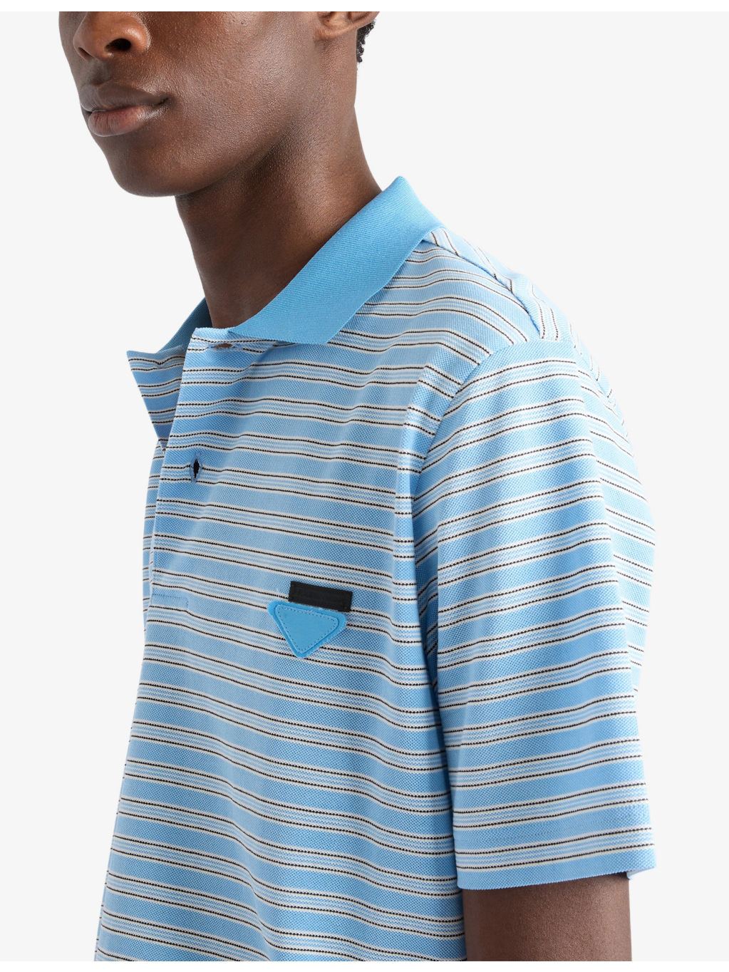 Striped Logo-Embroidered Cotton Polo Shirt - 5