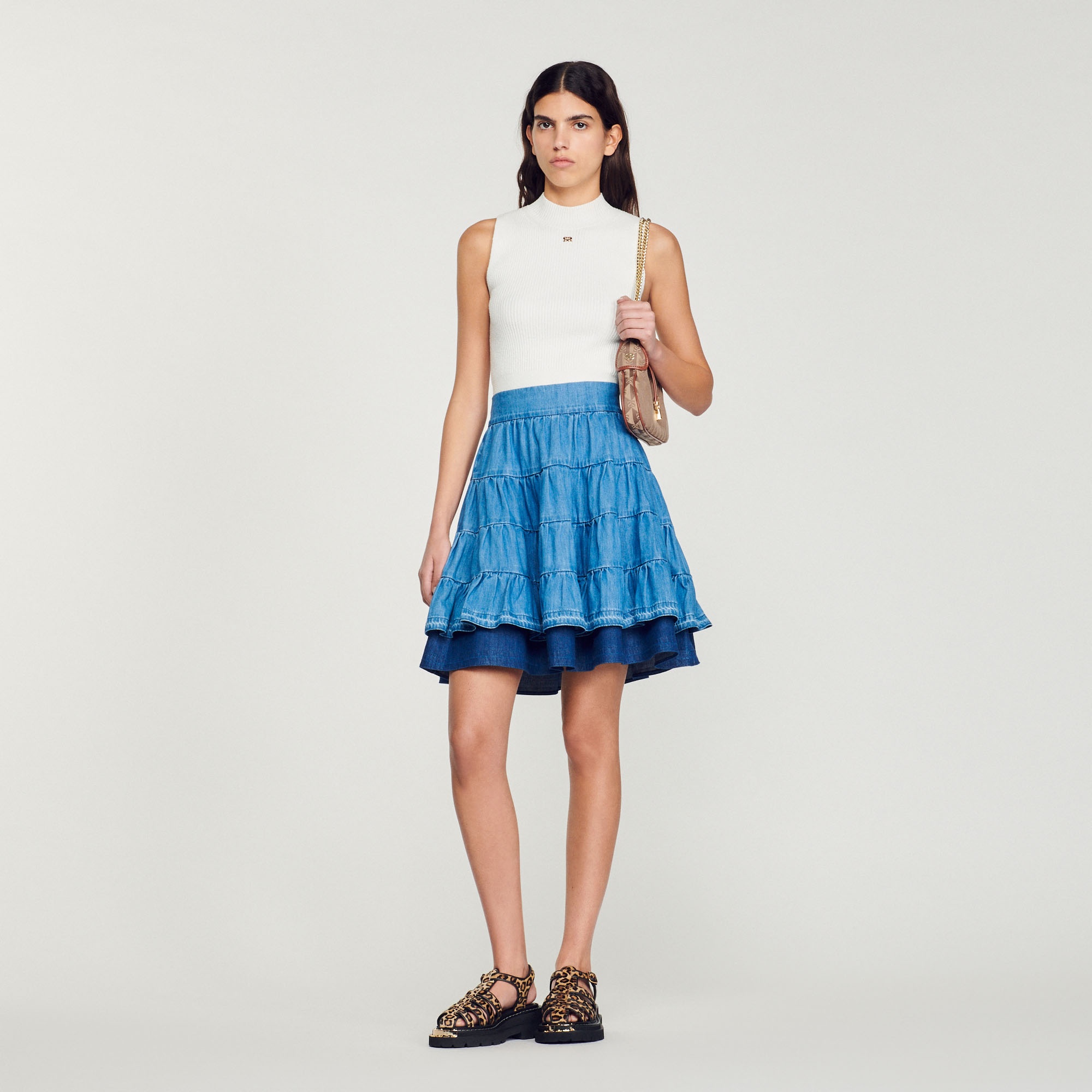 アパルトモン ドゥーズィエムクラス新品DENIM SKIRT L'Appartement DEUXIEME CLASSE - L'Appartement Denim Maxi