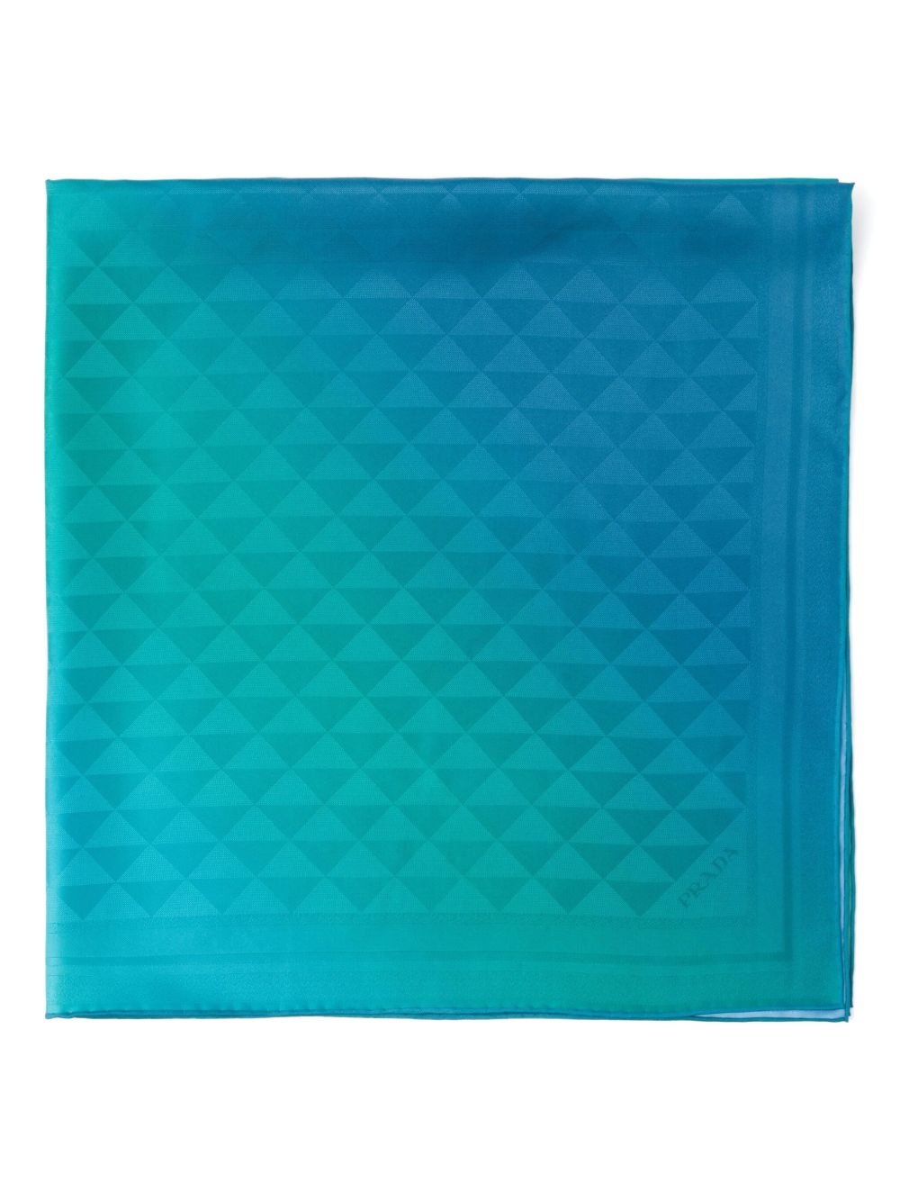 printed silk scarf - 1