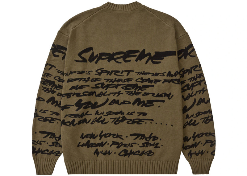 Supreme Supreme Futura Sweater Olive outlook