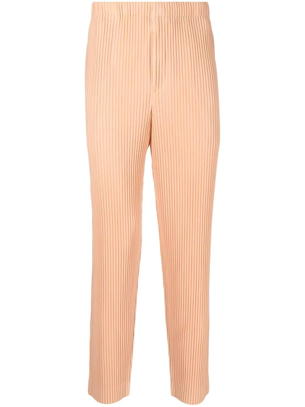 cropped pleated trousers - 1