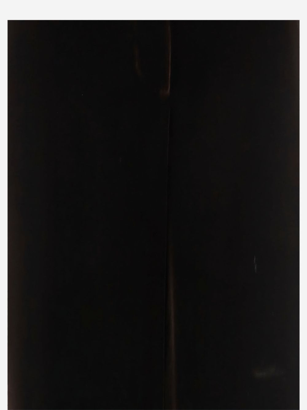 velvet high-waist trousers - 3
