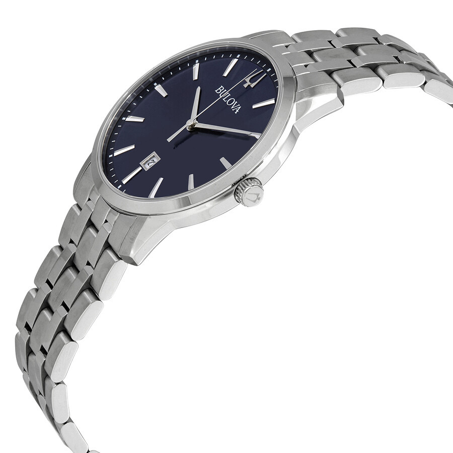 Bulova - Bulova Sutton Quartz Blue Dial Men's Watch 96B338 - 2