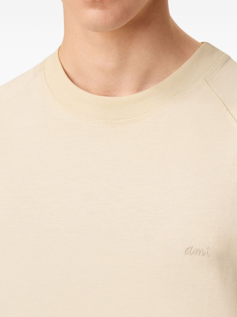 raglan-sleeve embroidered T-shirt - 6
