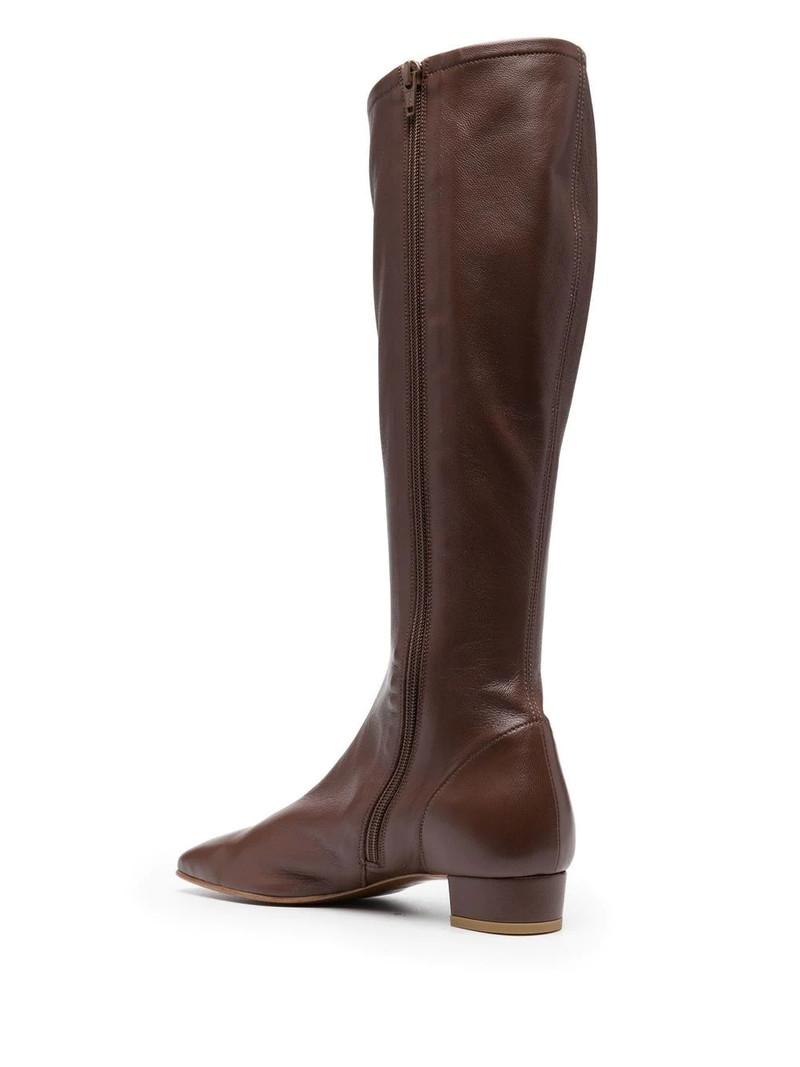 square-toe knee-length boots 3