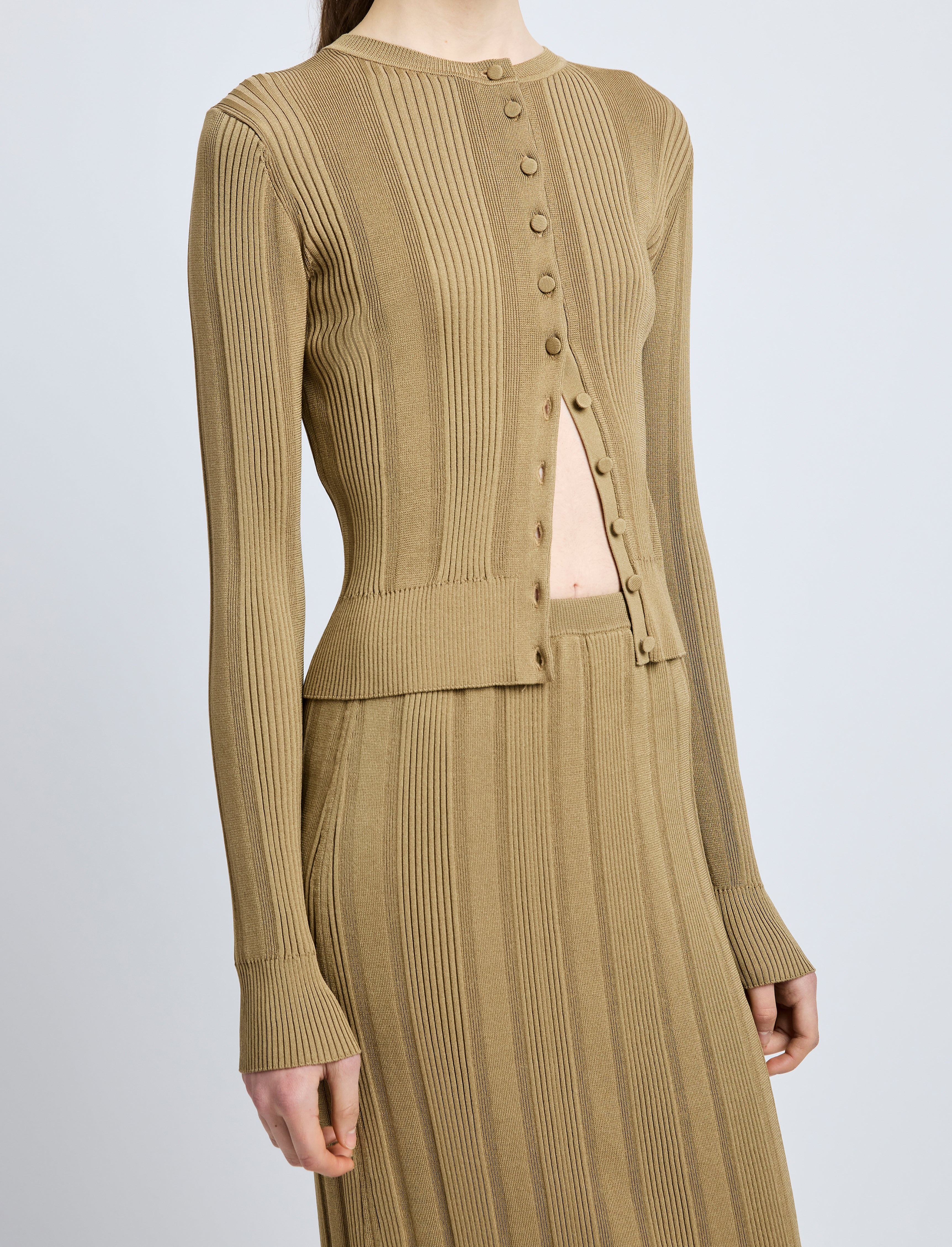 Currin Top in Column Rib - 6