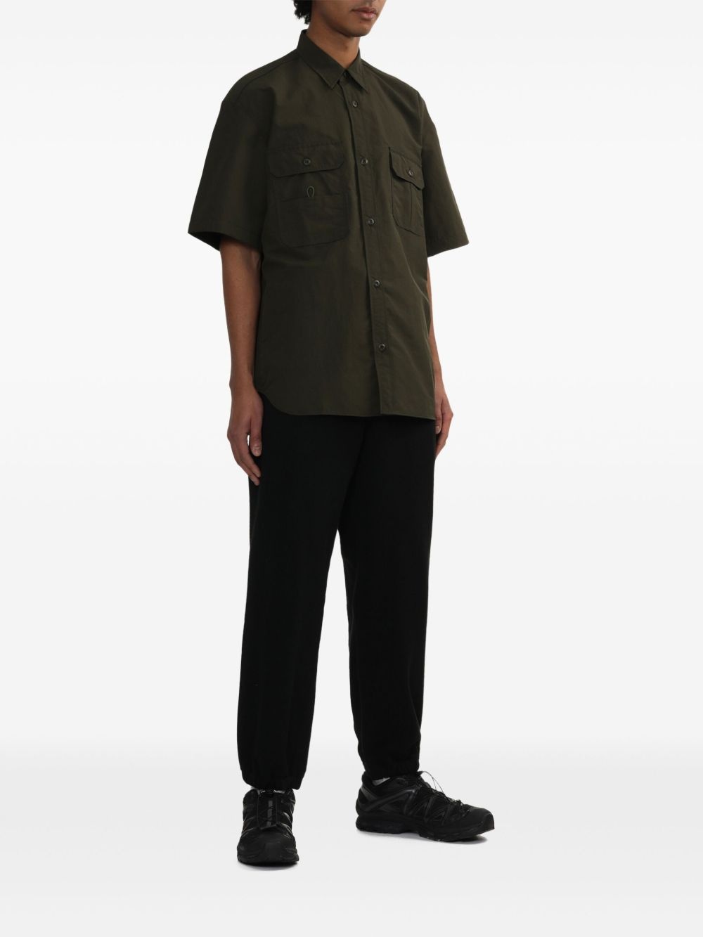 utility-pocket short-sleeve shirt - 2