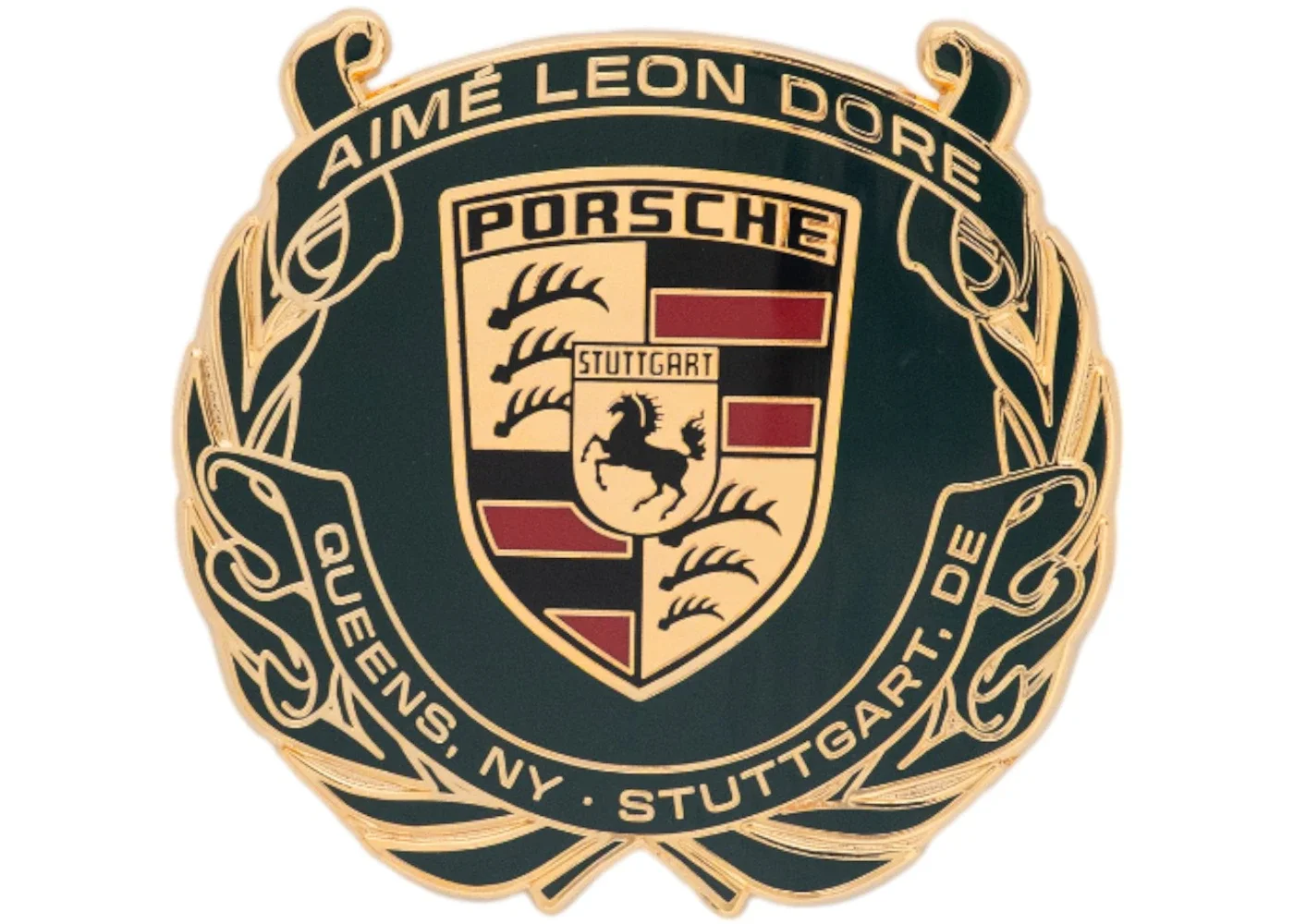 Aime Leon Dore Porsche 993 Turbo Wreath Grille Badge Multicolor - 1