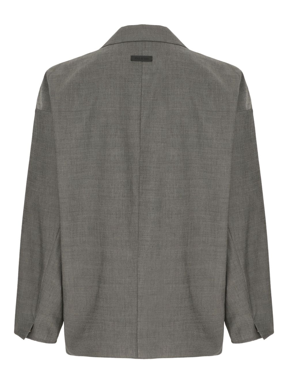 cotton-blend blazer - 2