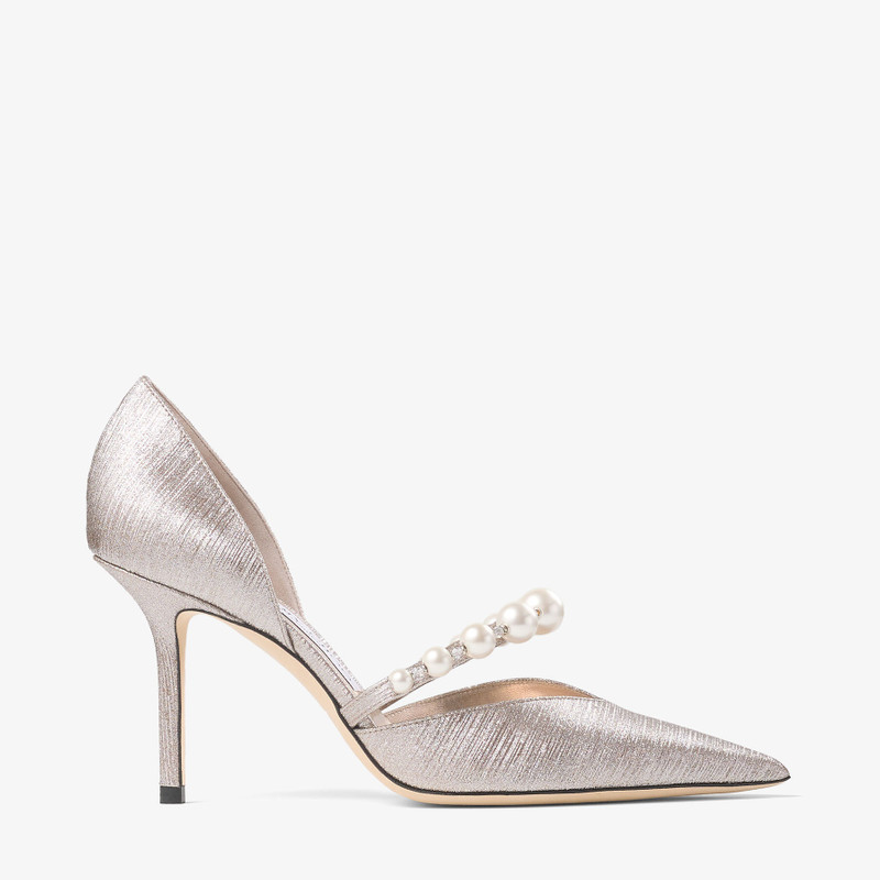 Aurelie 85 Macaron Glitter Pearl Pumps - 1